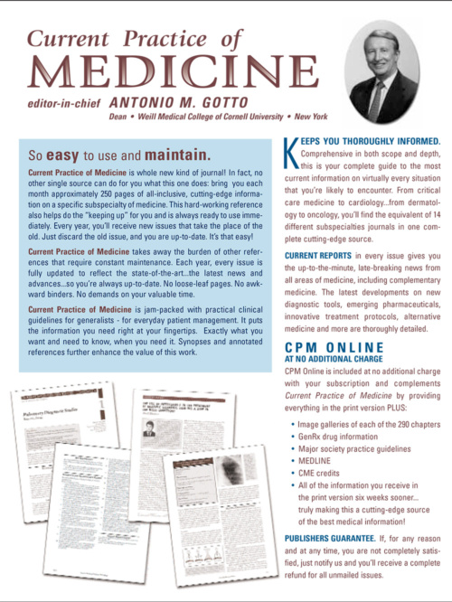 Current Practice of Medicine flyer page 1 1000x1333