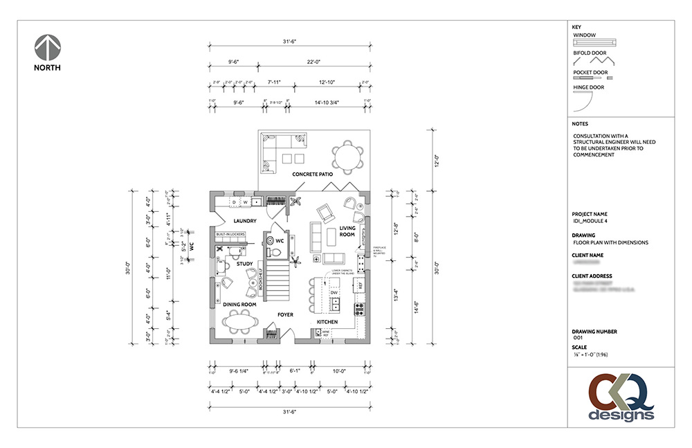 Floor plan with dimensions 1000x647