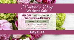 Mothers Day Weekend Sale Promo 1000x542